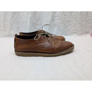 Veldskoen men's size 11.5 brown leather dress shoe office, business casual SH1